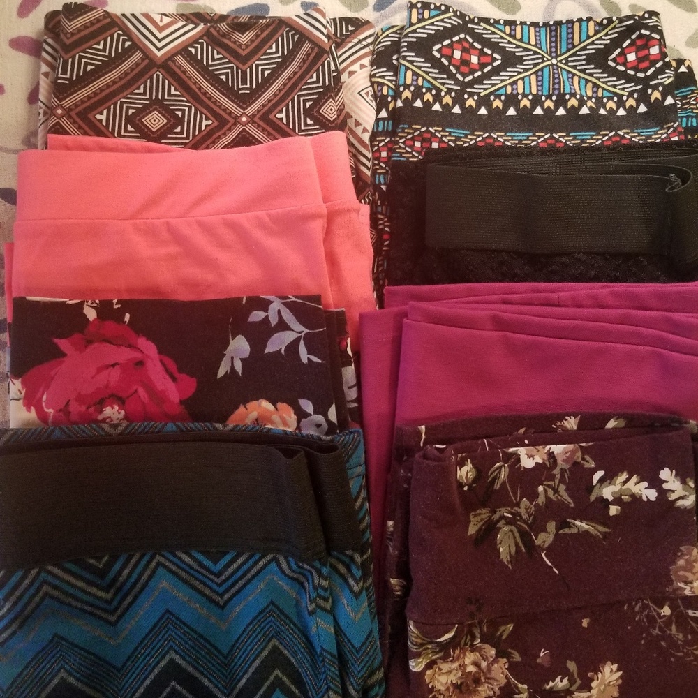 Eight bodycon skirts